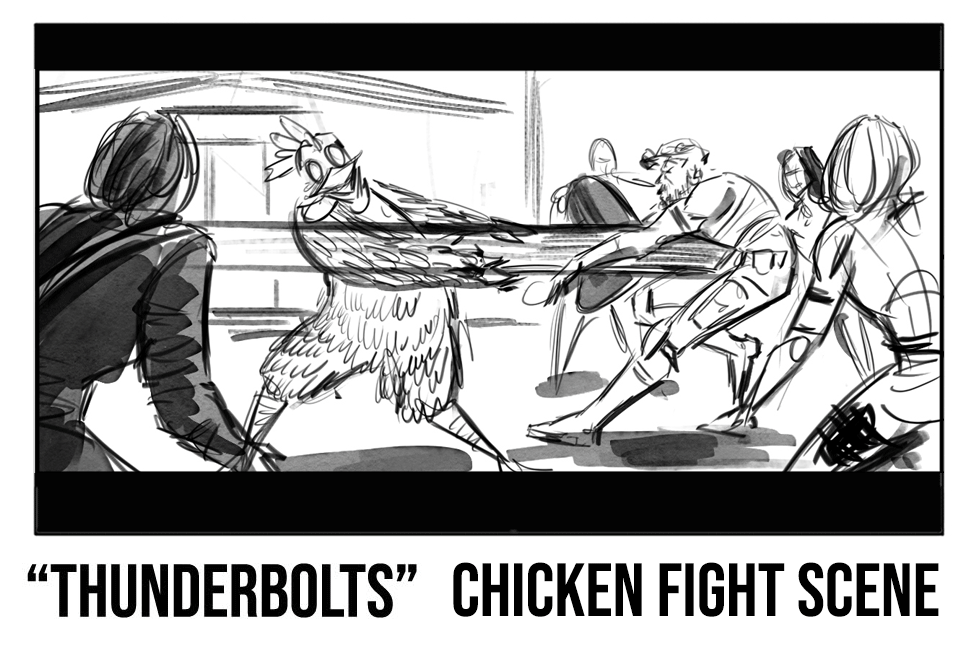 thunderbolts chicken